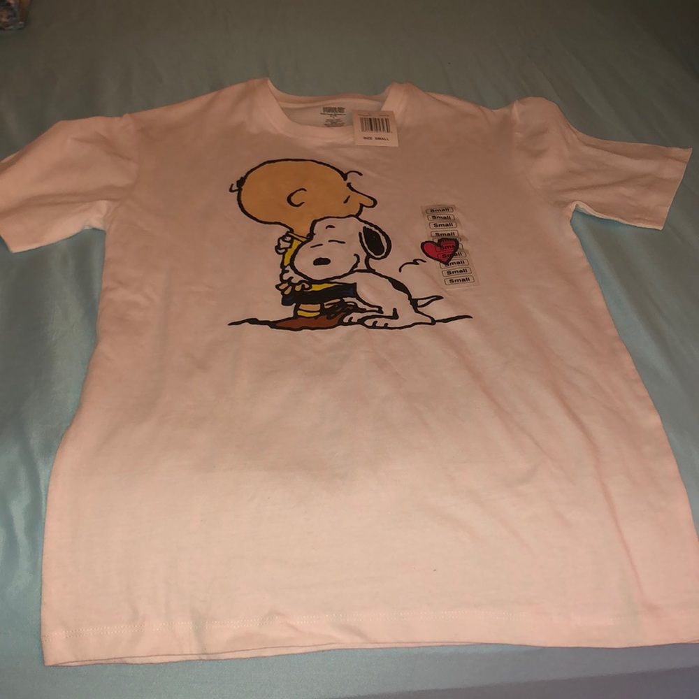 Charlie Brown and snoopy tee